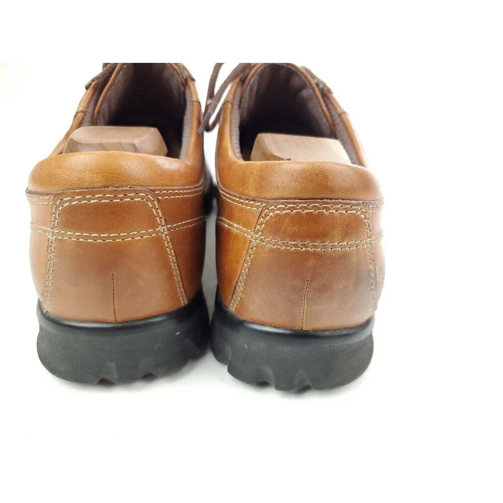 Cole Haan Mens Size 10 M Brown Lace Up Leather Oxfords NikeAir Sneakers